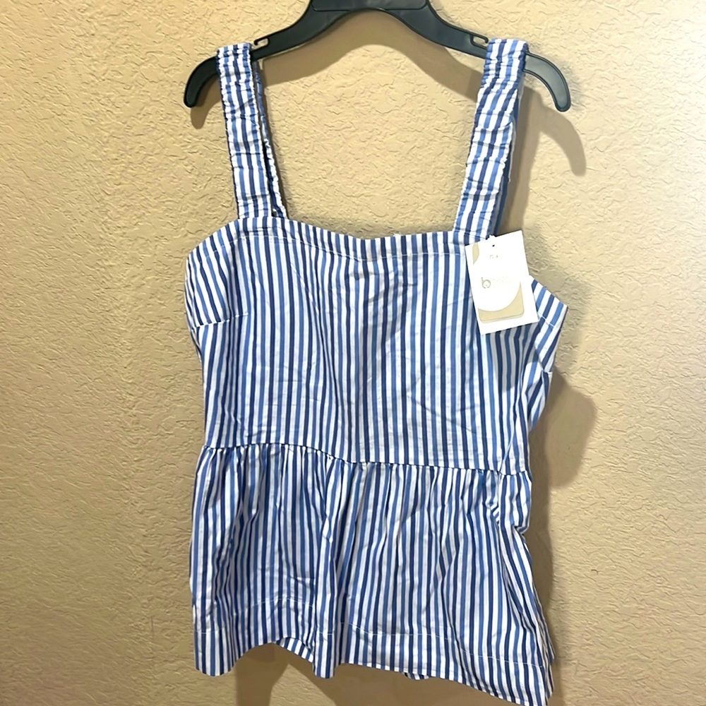 Free Assembly Striped Top